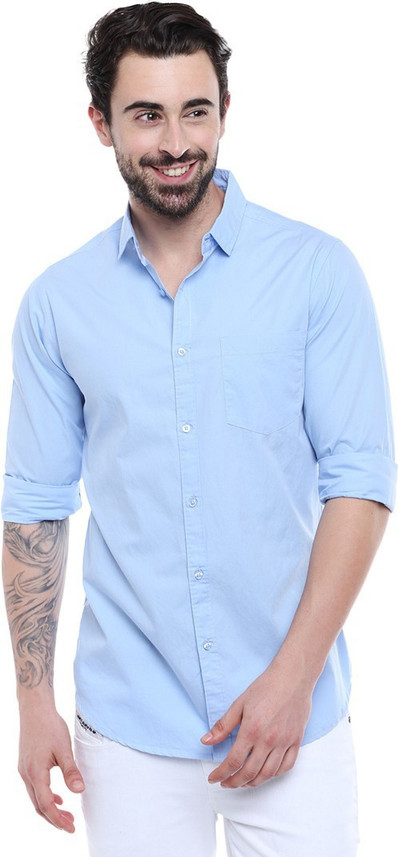 Dennis Lingo Men Solid Casual Light 
