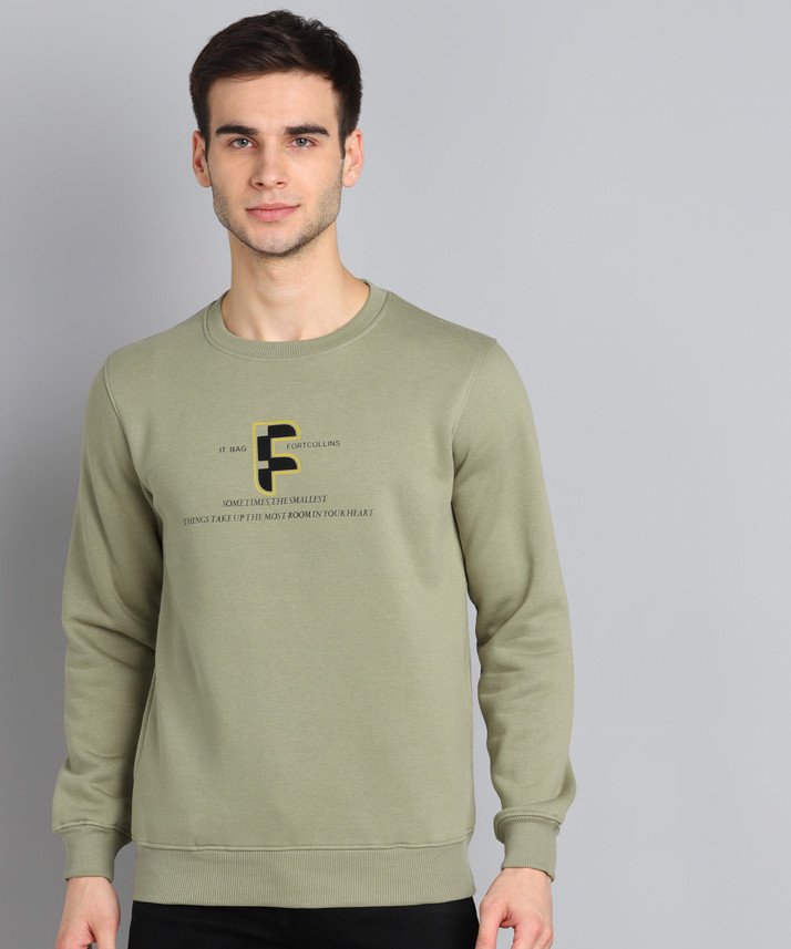 Full Sleeve Printed Men Sweatshirt 
