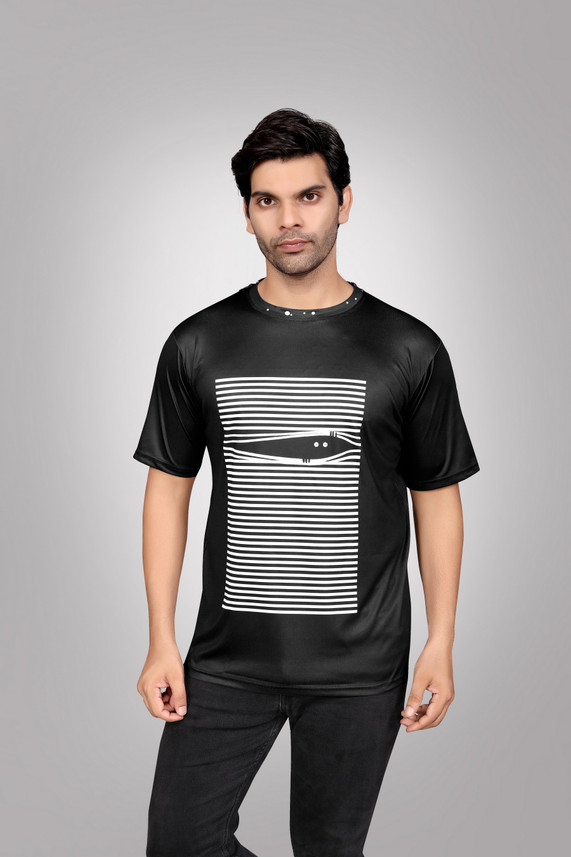 Buy khankudi Striped Men Round Neck 