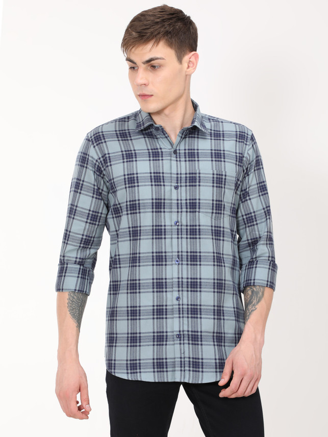 Buy platypuss Men Checkered Casual 
