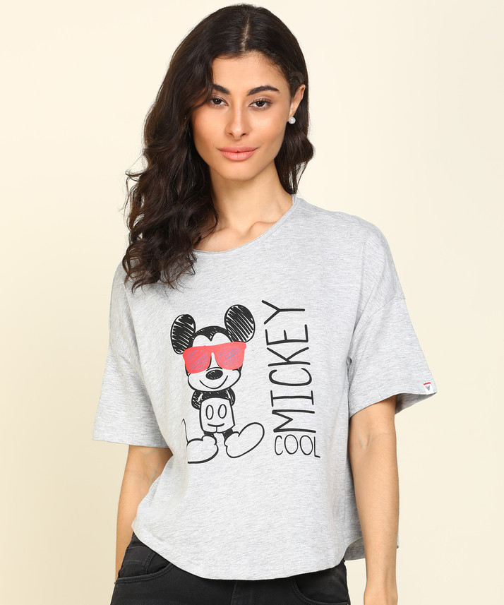 VAN HEUSEN Printed Women Round Neck 