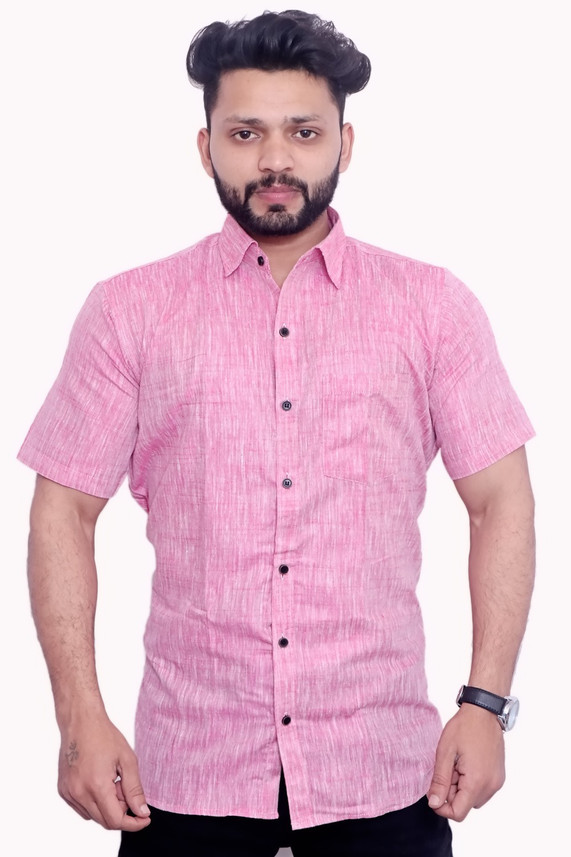 boss pink shirt