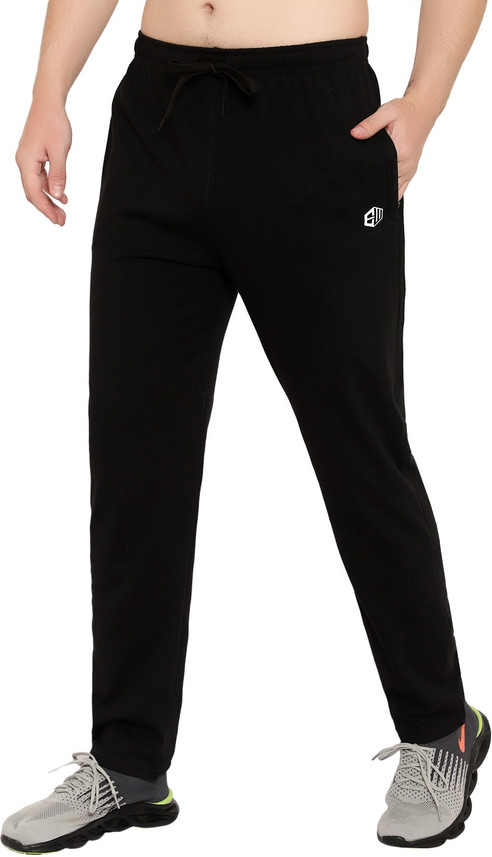 Endeavour Wear Solid Men Black Track 