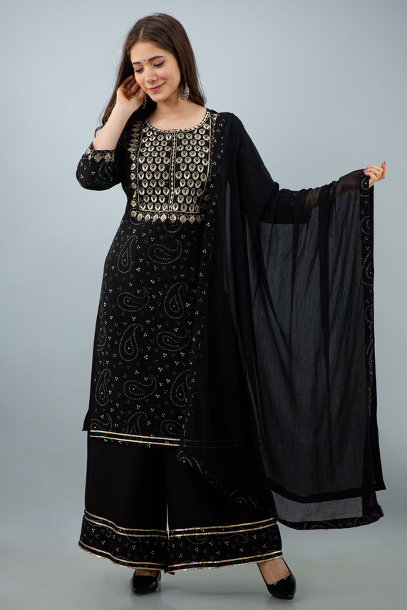 Buy Adorro Women Kurta and Palazzo Set 