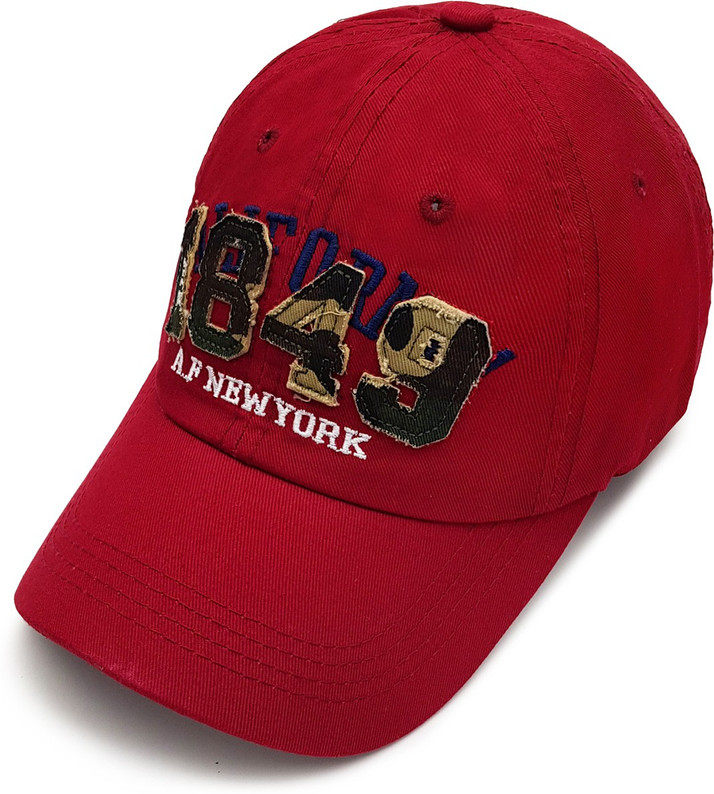 Women Unisex 1849 Red Cap 