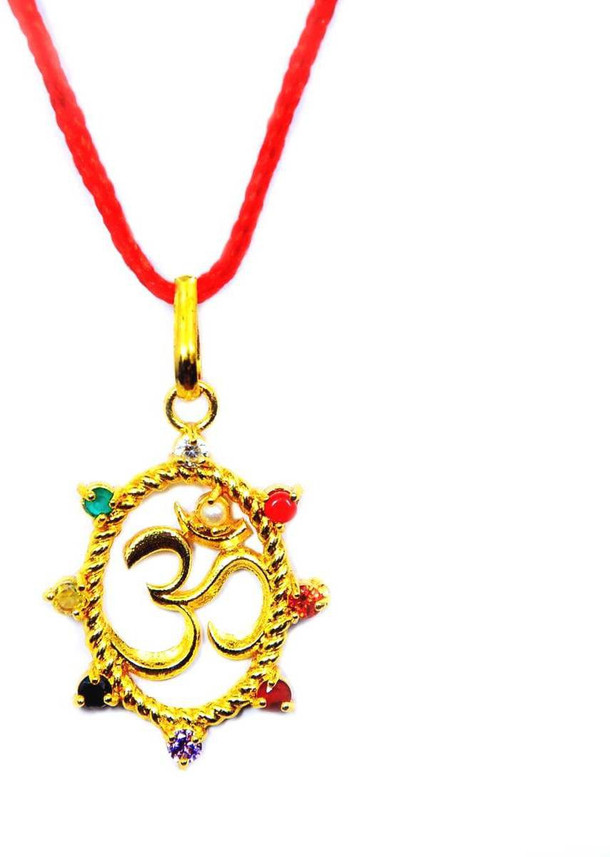 Takshila Gems Natural Navratna Pendant 