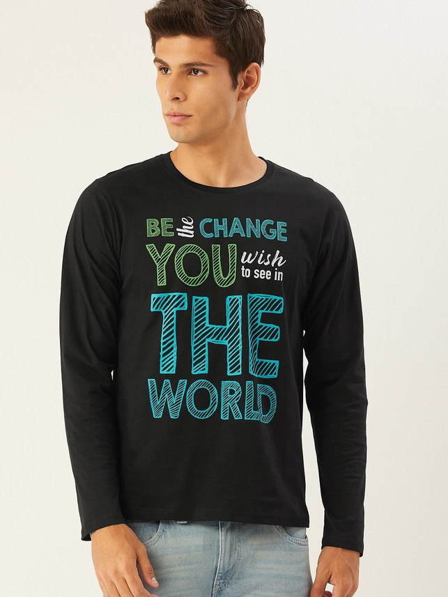 Moda Rapido Printed Men Round Neck 