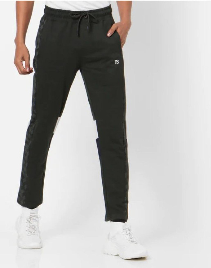 Team Spirit Printed Men Olive Track 