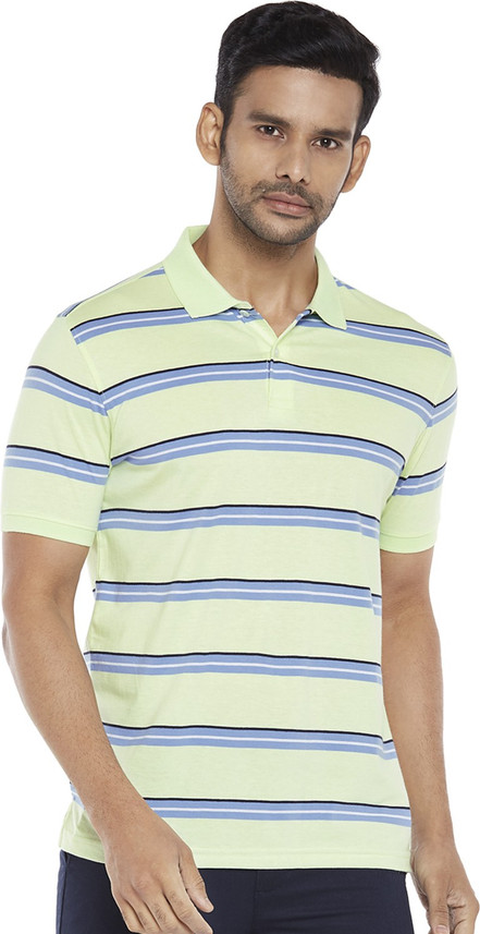 Byford by Pantaloons Striped Men Polo 