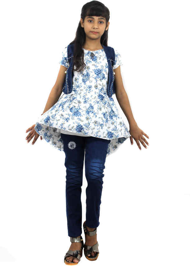Buy LittleFly Girls Casual Top Jeans 