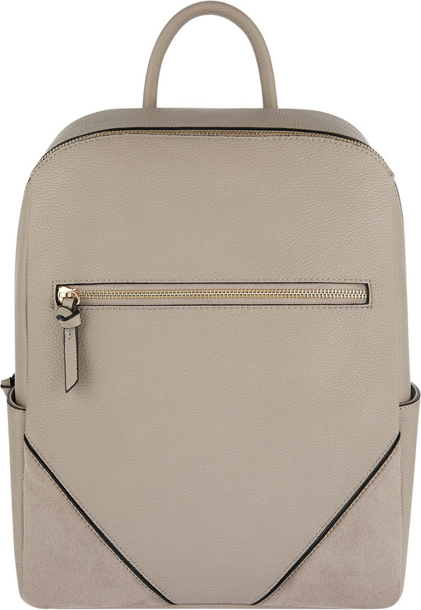 accessorize grey backpack