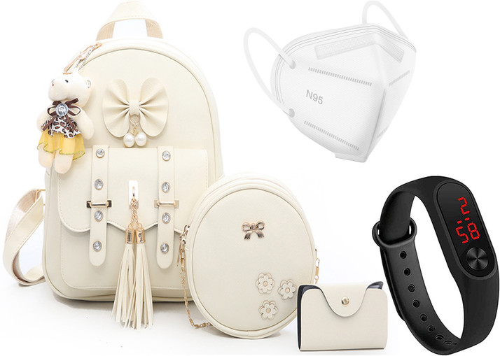 smart leather backpack