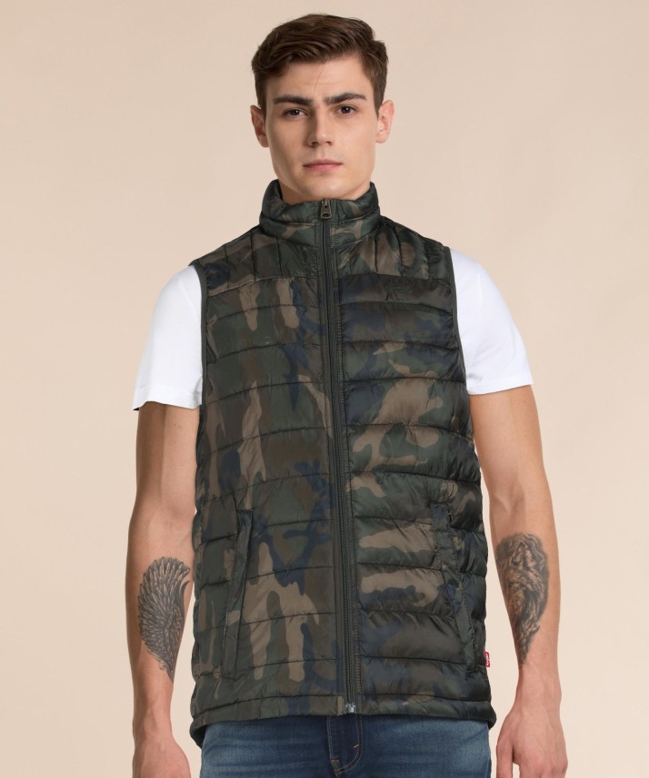 sleeveless levi jacket