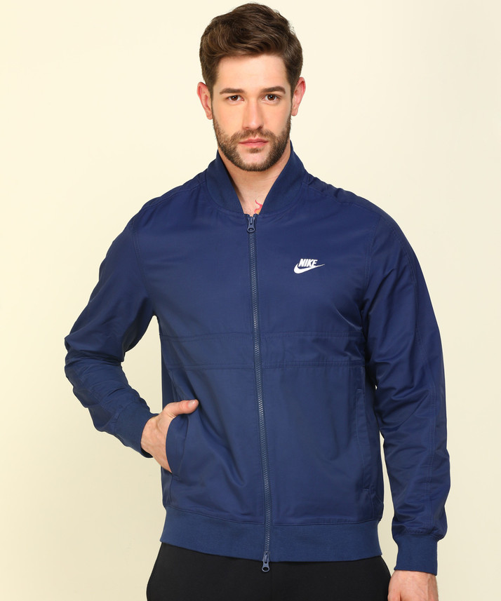 NIKE Full Sleeve Solid Men Jacket - Buy 