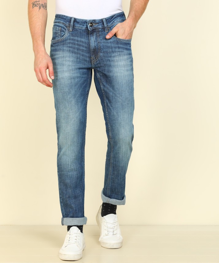 flying machine slim men blue jeans