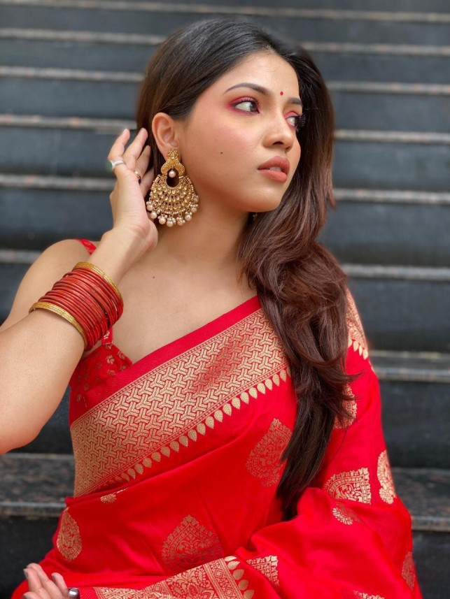 Bollywood Indian PartyWear Cotton Silk Saree Designer Sari Traditional saree 
