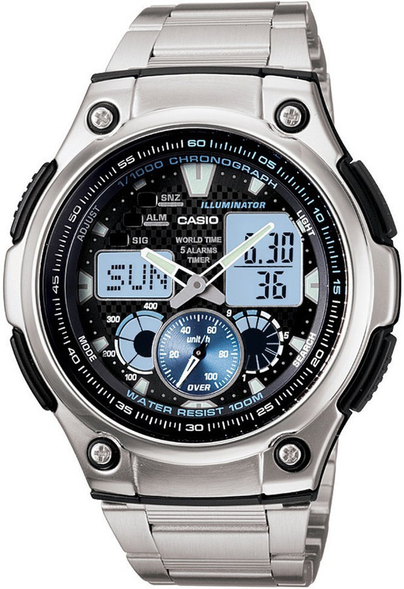 CASIO AQ-190WD-1AVDF Youth Combination ( AQ-190WD-1AVDF ) Analog-Digital  Watch - For Men - Buy CASIO AQ-190WD-1AVDF Youth Combination (  AQ-190WD-1AVDF ) Analog-Digital Watch - For Men AD160 Online at Best Prices  in