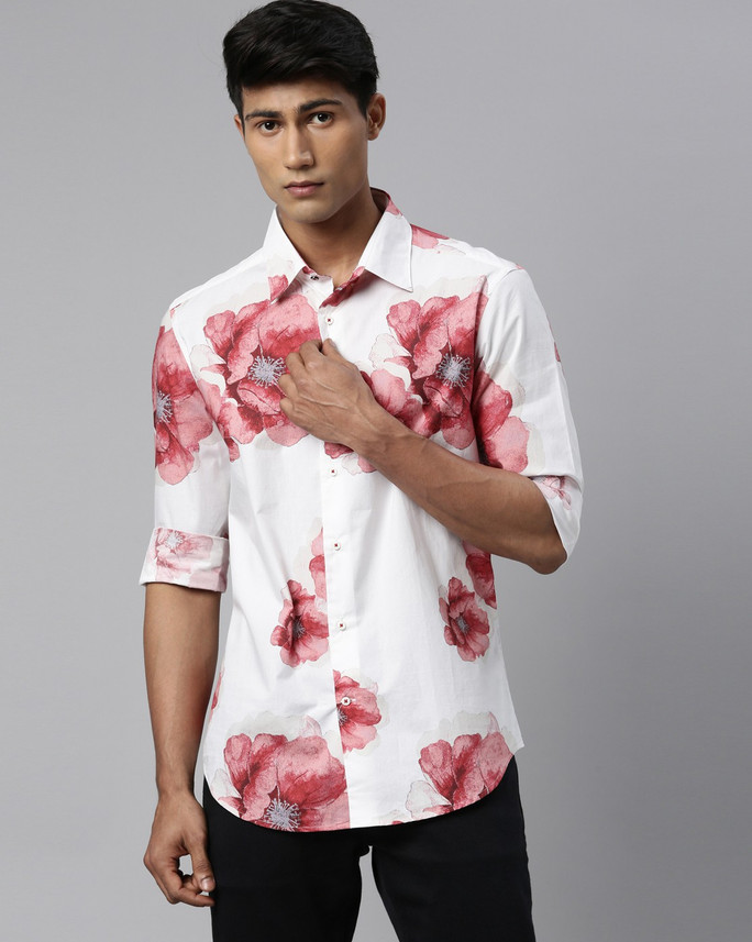 RARE RABBIT Men Floral Print Casual 