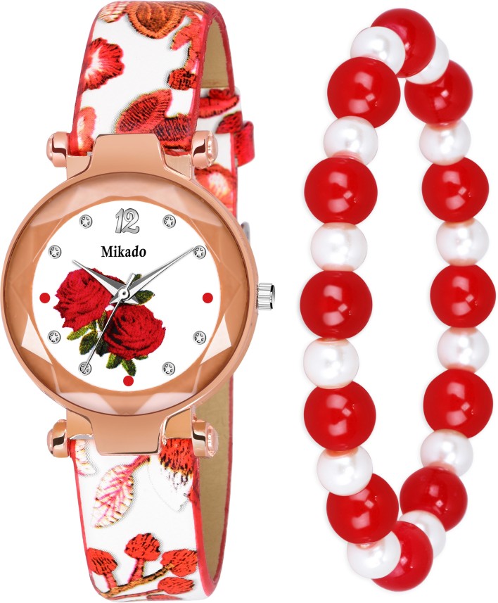 watch with bracelet set flipkart