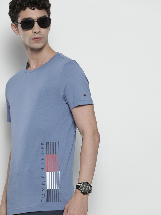 TOMMY HILFIGER Printed Men Round Neck 