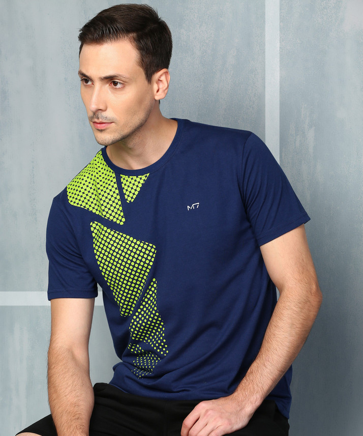 M7 By Metronaut Graphic Print Men Round 