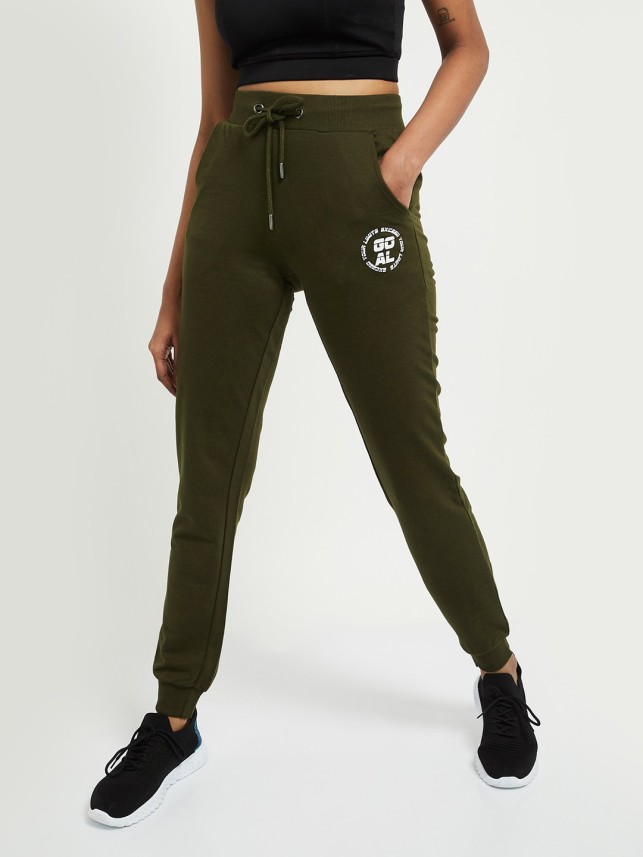 max solid women's track pants