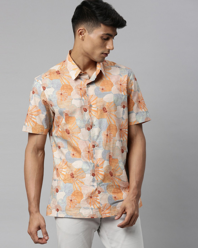 RARE RABBIT Men Floral Print Casual 