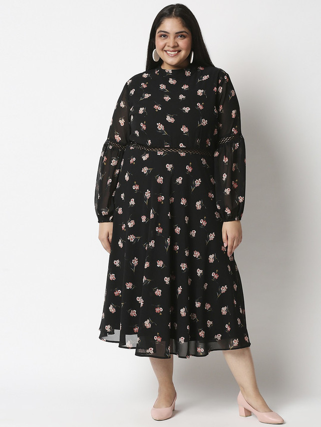 20Dresses Women Fit and Flare Black 