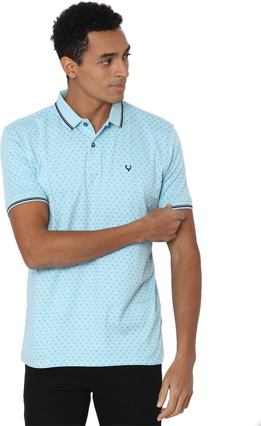 Allen Solly Geometric Print Men Polo 