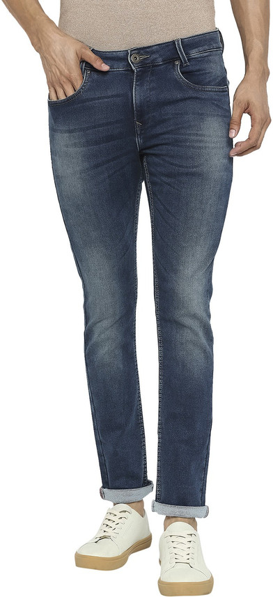 MUFTI Slim Men Dark Blue Jeans - Buy 