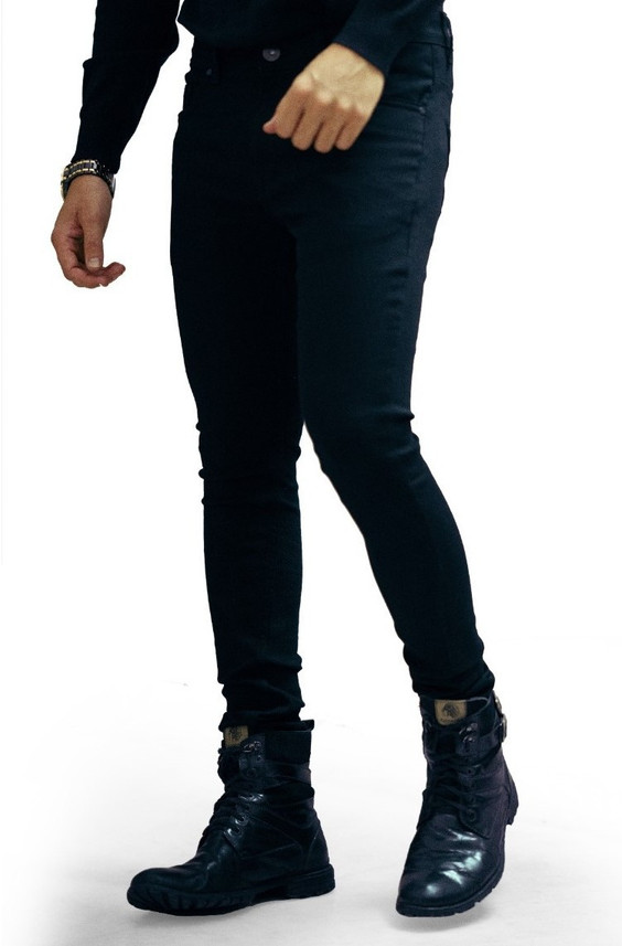 MR BARE Skinny Men Black Jeans - Buy MR 