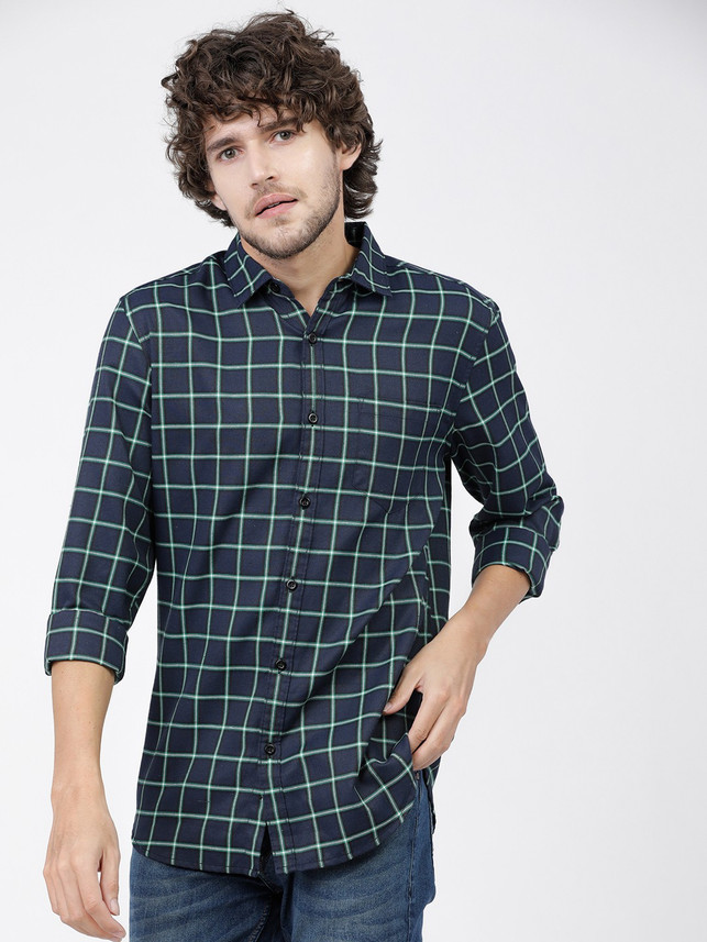 KETCH Men Checkered Casual Multicolor 