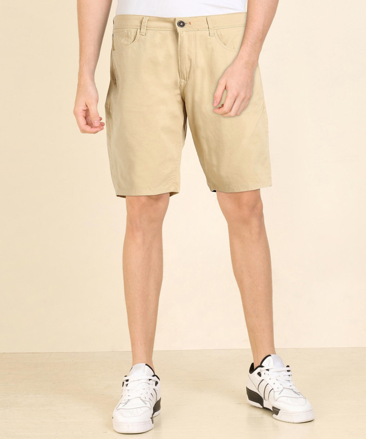 KILLER Solid Men Khaki Chino Shorts 