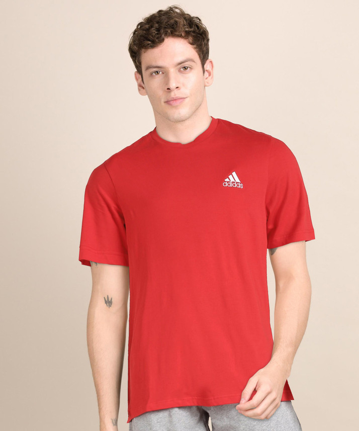 solid red adidas