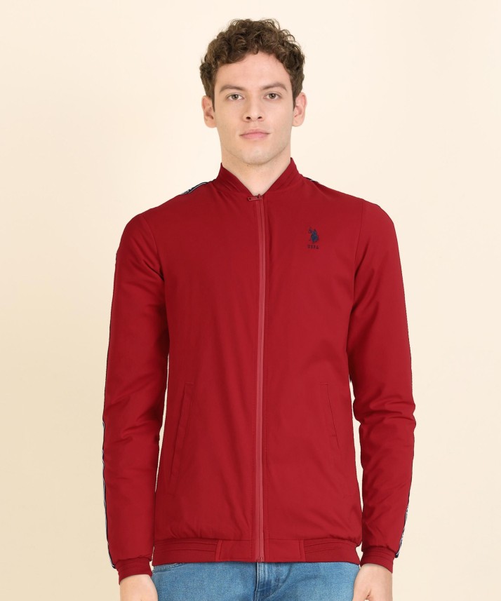 us polo maroon jacket