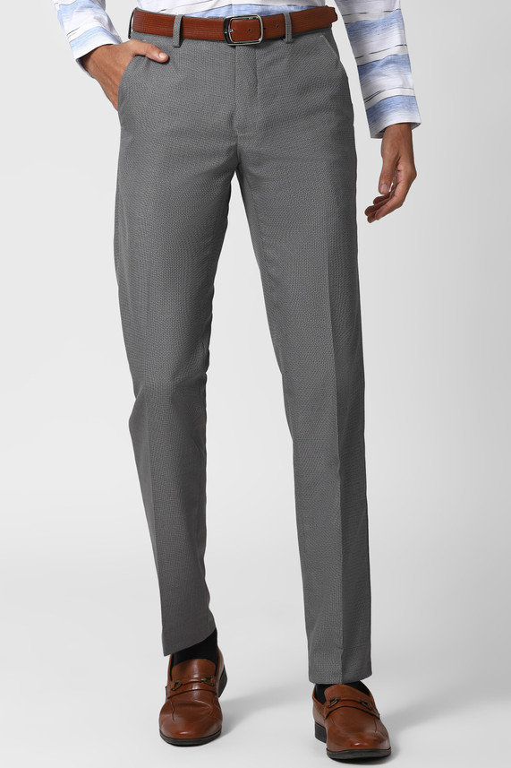 PETER ENGLAND Slim Fit Men Grey 