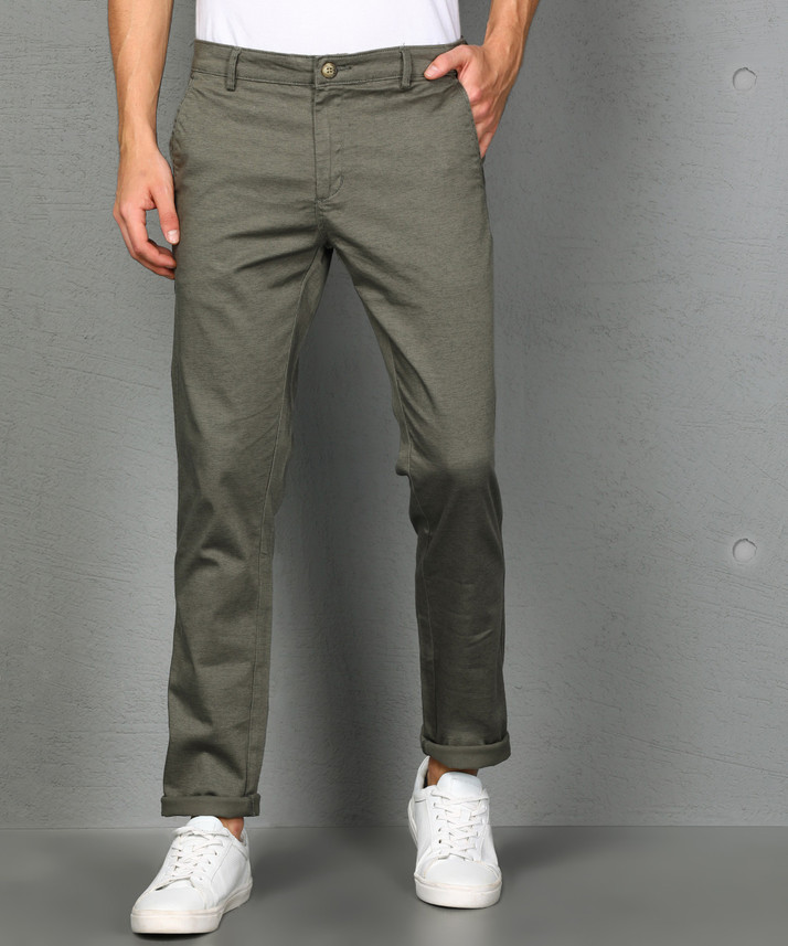 METRONAUT Slim Fit Men Cotton Blend 
