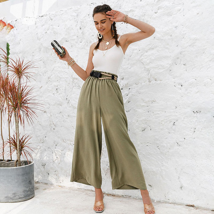 Urbanic Women Green Trousers - Buy 