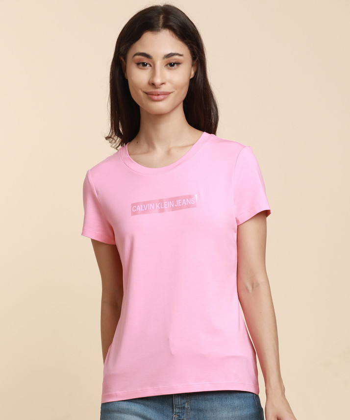 Calvin Klein Jeans Solid Women Round 