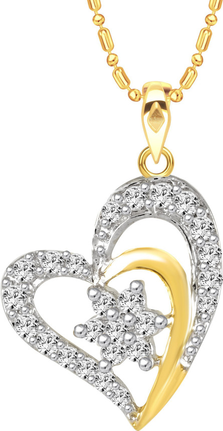 SUKAI JEWELS Diamond Studded Floral 