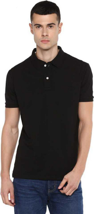 Buy ARYSON Solid Men Polo Neck 