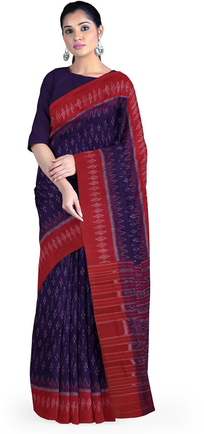 Floral Print Sambalpuri Pure Cotton 