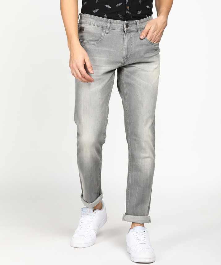 WROGN Slim Men Grey Jeans - Buy WROGN 