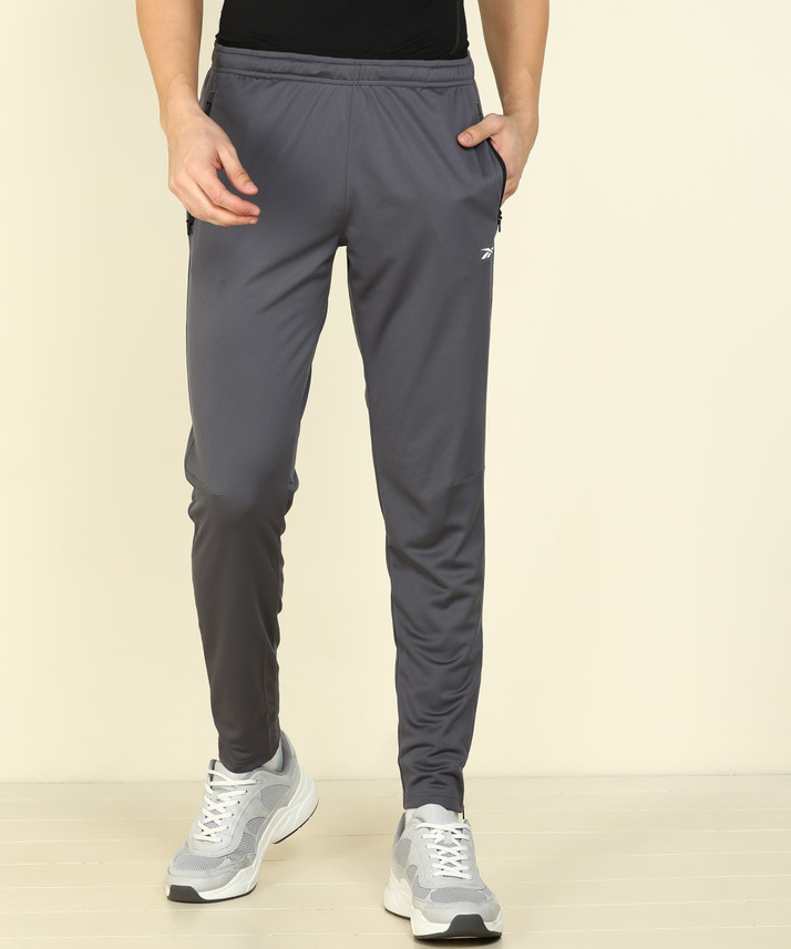 REEBOK Solid Men Grey Track Pants - Buy 