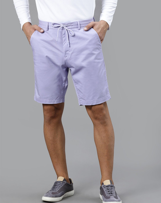 RARE RABBIT Solid Men Purple Chino 