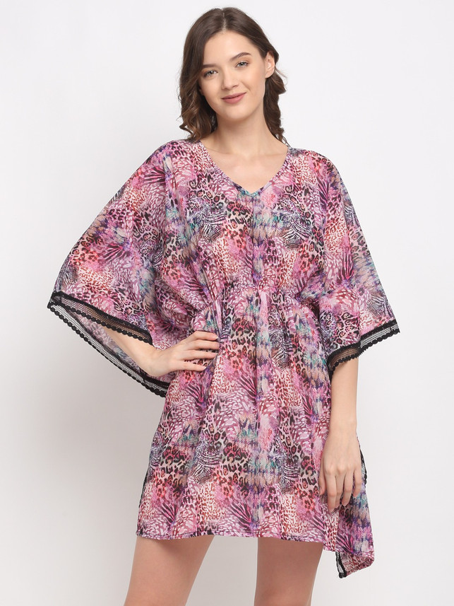 EROTISSCH Animal Print Georgette Women 