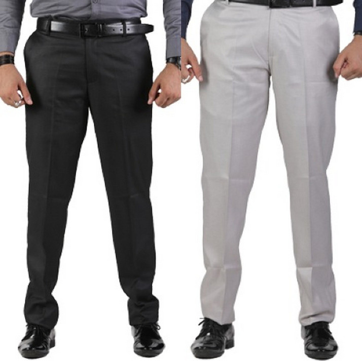 JACK Relaxed Men Black, Silver Trousers 