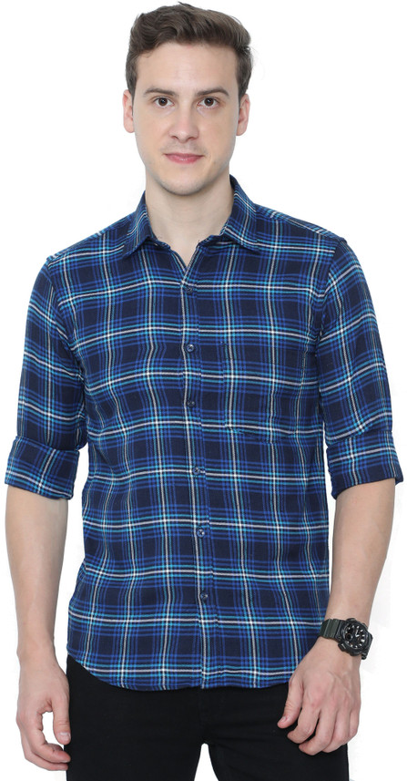 Buy platypuss Men Checkered Casual 