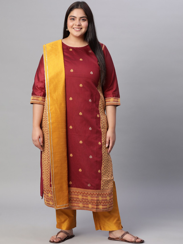 Jaipur Kurti Indi Self Design Kurta 