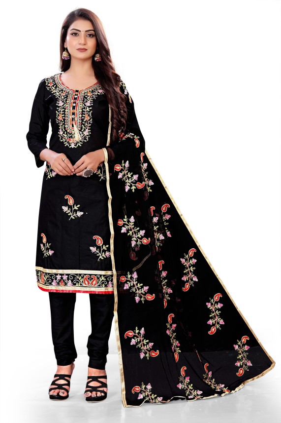 black salwar suit flipkart